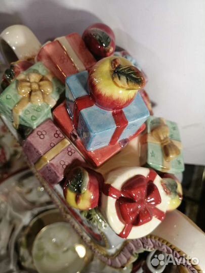 Чайник коллекционный Рождественские сани