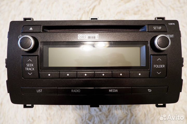 Штатное головное устройство Toyota Auris 2