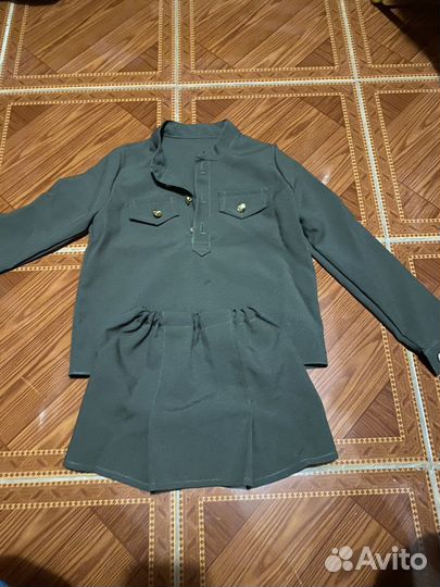 Военный костюм на девочку