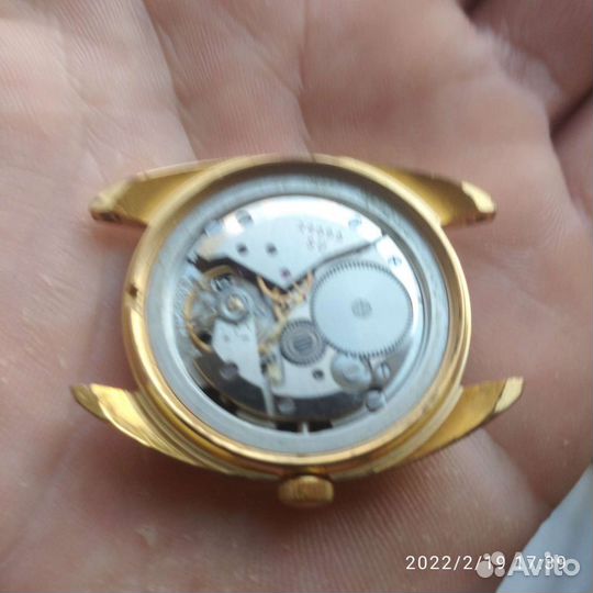Часы СССР Восток Советские позолоченные
