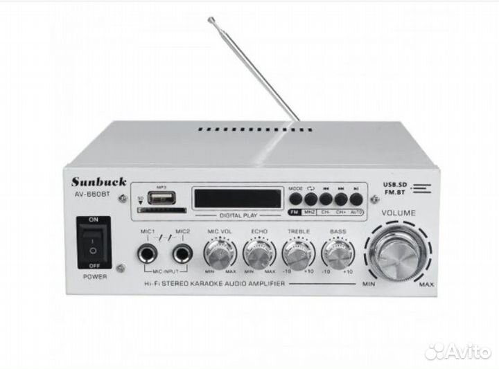Bluetooth усилитель Sunbuck AV-660 BT