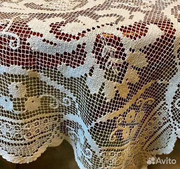 Скатерть винтаж. Ручная работа 1.6х2.1 метра