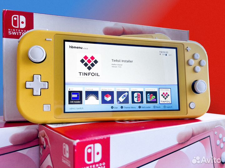 Nintendo switch lite прошитая новая