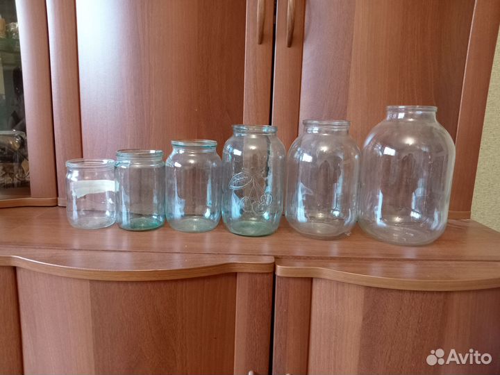 Банки стеклянные разные