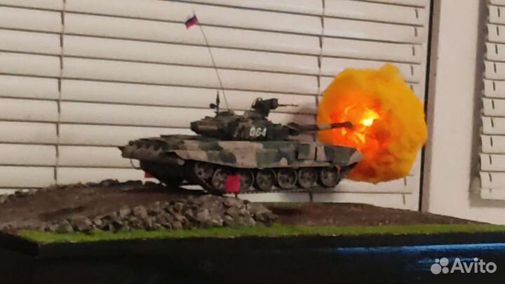 Диорама Т90 выстрел 1:35