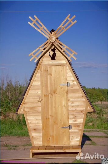 Дачный туалет деревянный TVP571