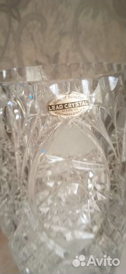 Хрустальная ваза