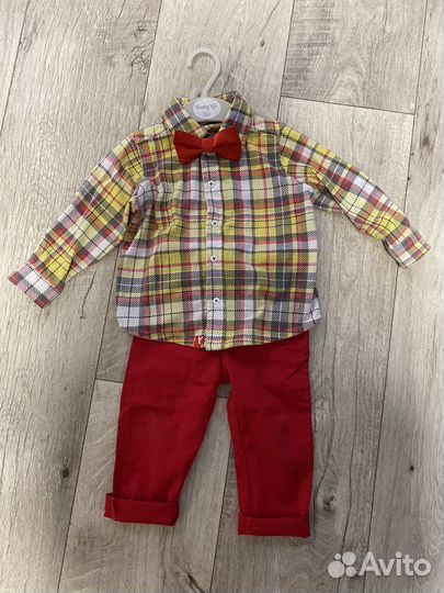 Рубашка и брюки на мальчика 80-86