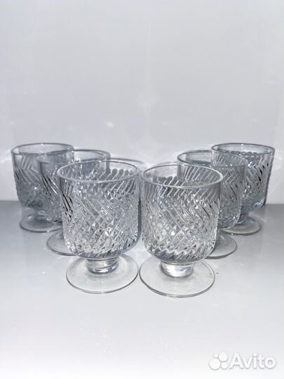 Хрустальные рюмки Bohemia Чехословакия
