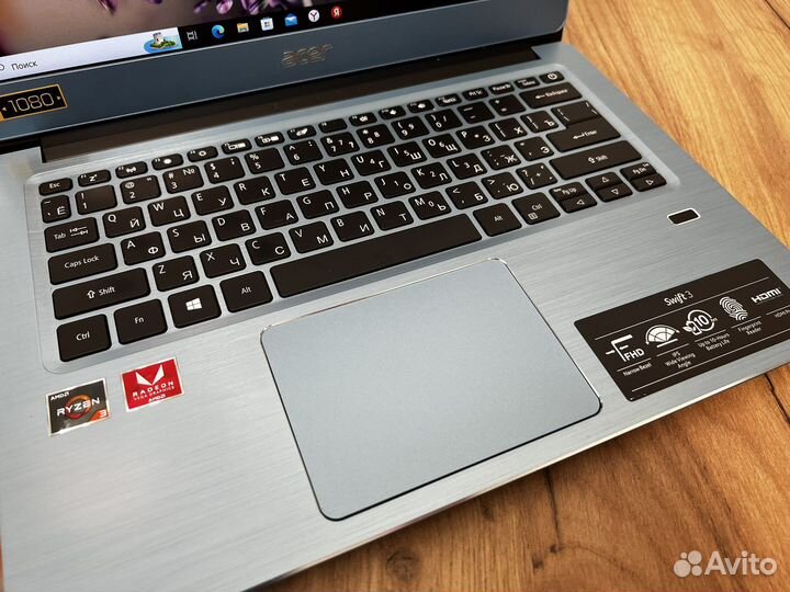 Мощный Acer Swift Ryzen 3 3200U/ 8GB/ SSD/ IPS FHD