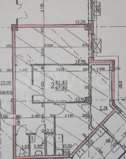 2-к. квартира, 68 м², 8/20 эт.