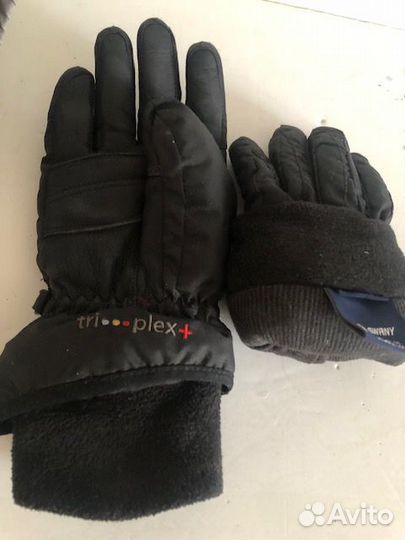 Перчатки мужские женские зимние б/у варежки новые