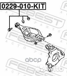 Болт с эксцентриком nissan fuga Y50 2004.10-200