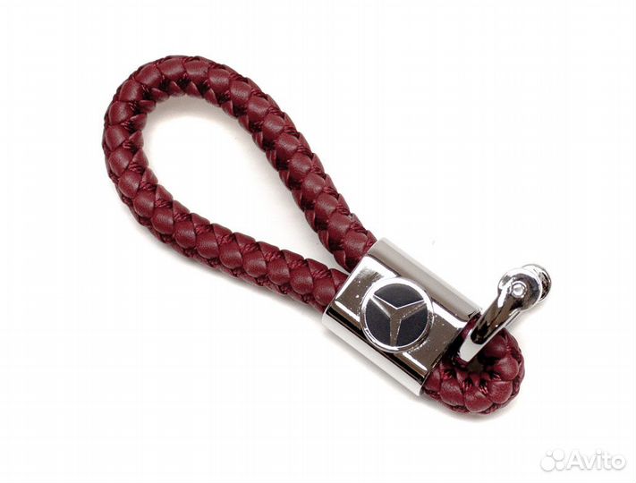 Автомобильный брелок Mercedes (бордовый)