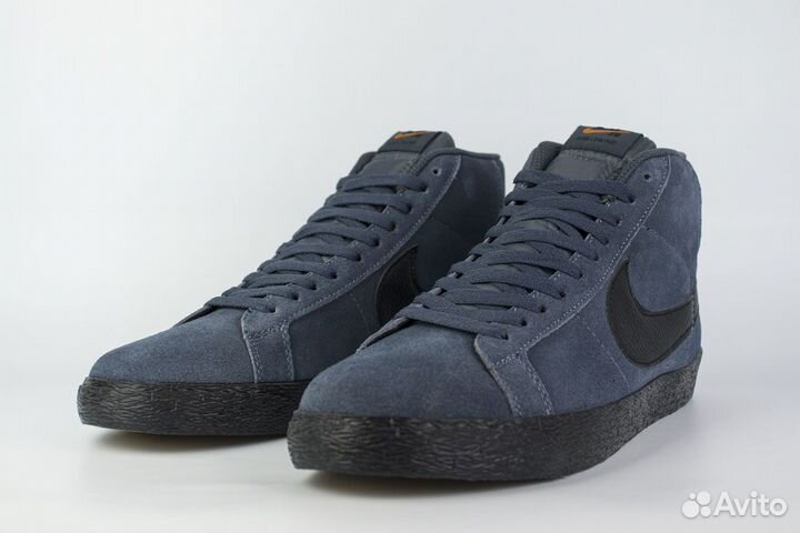 Кроссовки Nike Blazer Mid 77 Suede D.Grey / Black