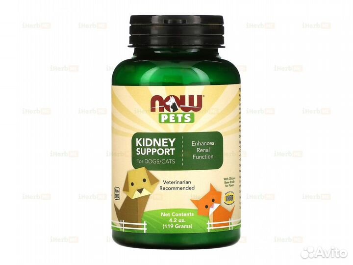Pets, поддержка почек для собак и кошек, 119 г (4
