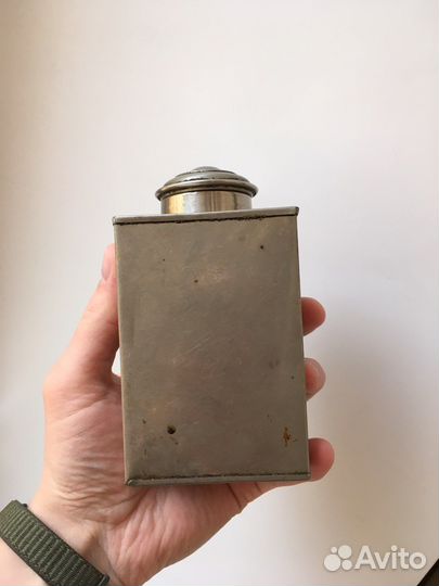 Старинная чайница nickel plattir