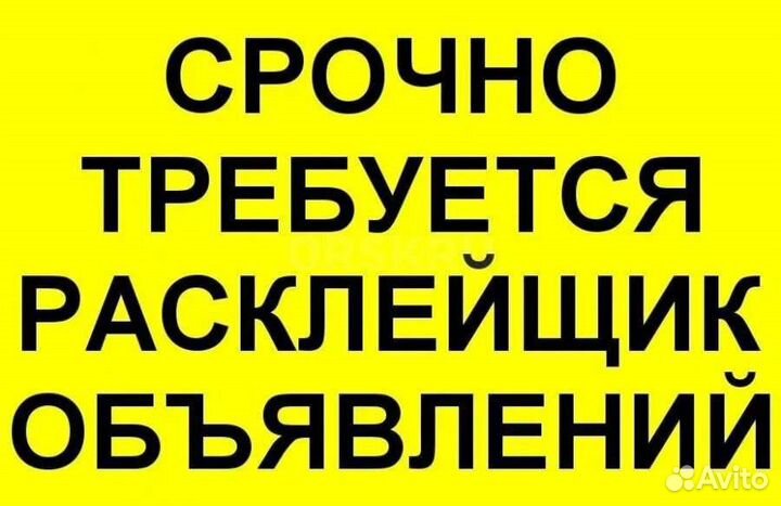 Промоутер на раздачу листовок