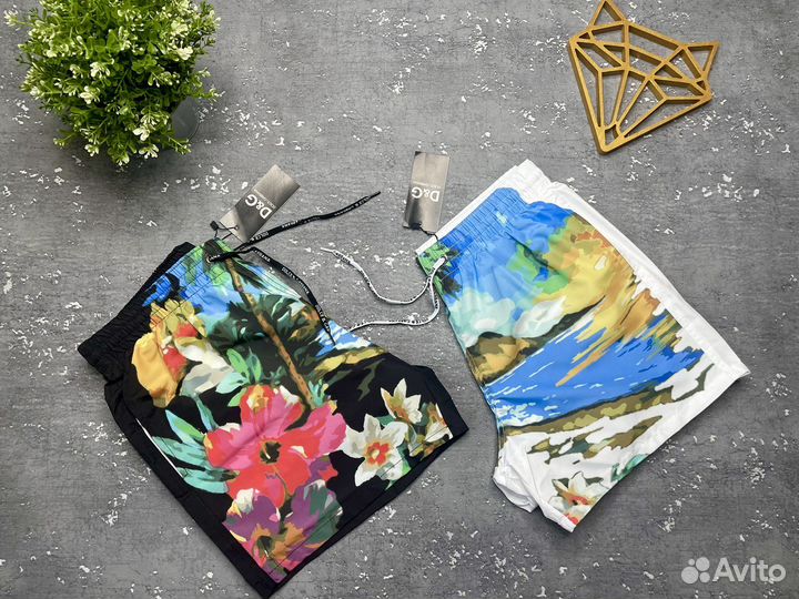 Шорты для плавания мужские пляжные dolce gabbana