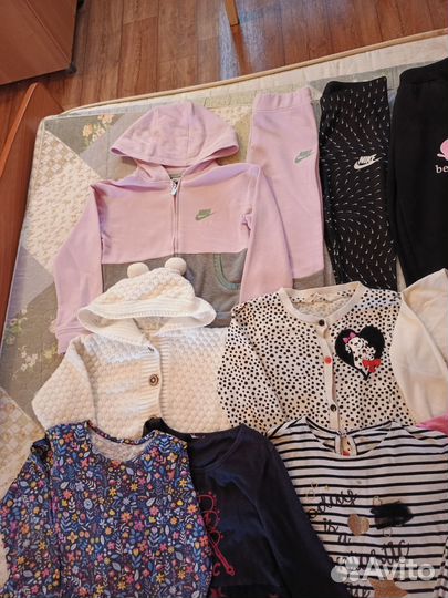 Вещи пакетом для девочки 104 110
