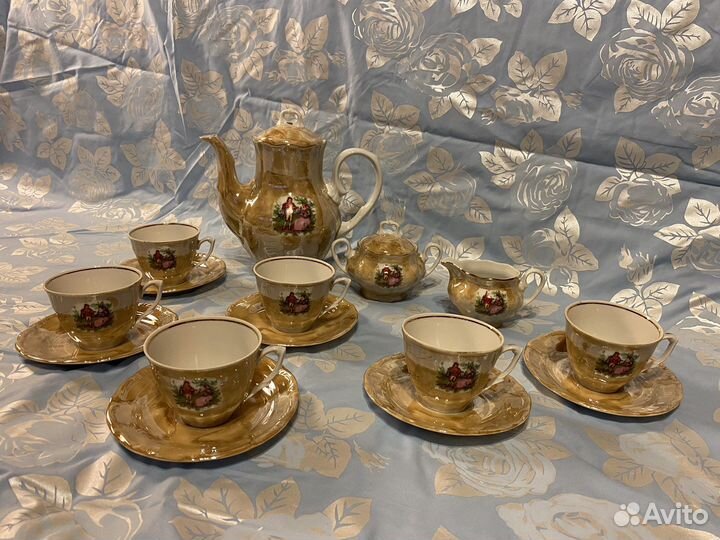 Сервиз фарфоровый кофейный, Walbrzych, Польша