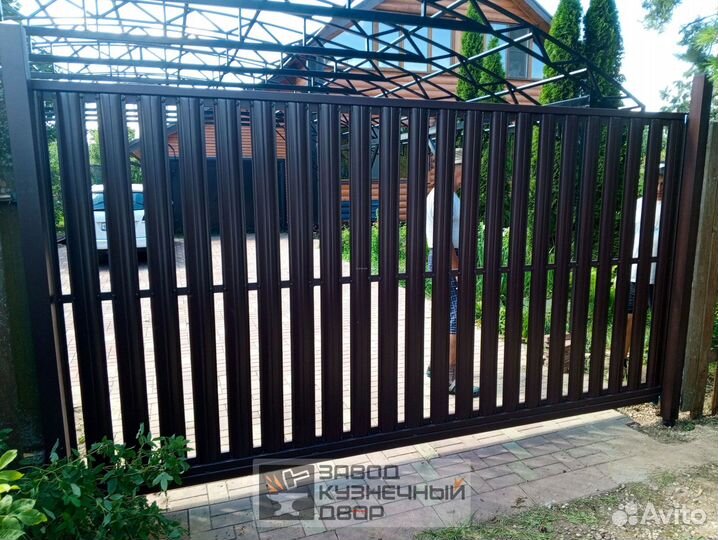 Ворота откатные под ключ