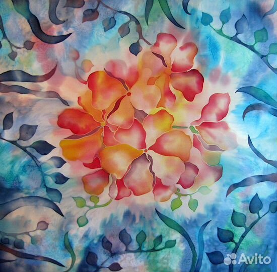 Картина на шелке