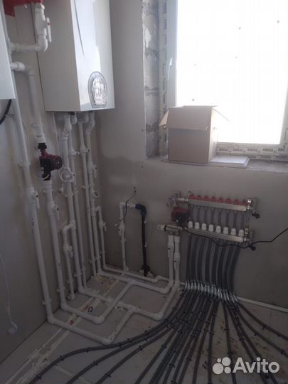 Монтаж отопление водоснабжение частных домов