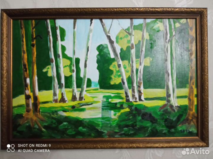 Картина акрилом на холсте