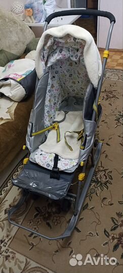 Коляска санки Mika kids