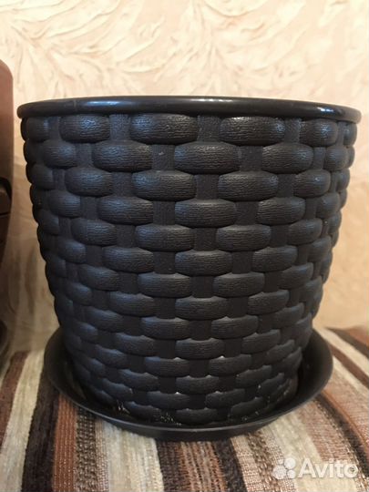 Цветочные керамические горшки