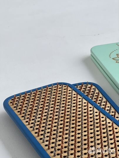 Доска Садху медные и цинковые гвозди