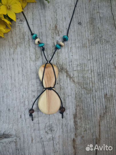 Подвеска на шею/подвеска в машину из кедра