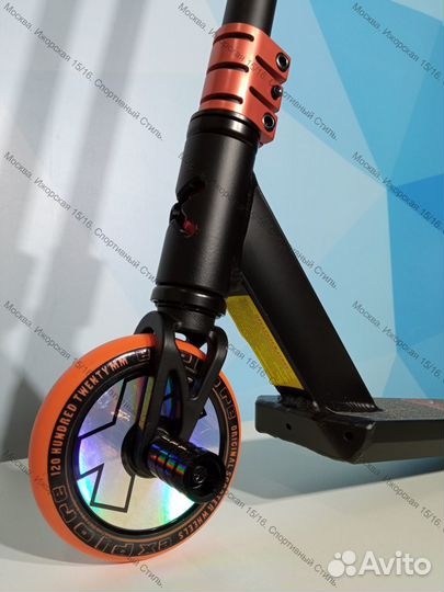 Трюковой самокат Explore leader deluxe black новый