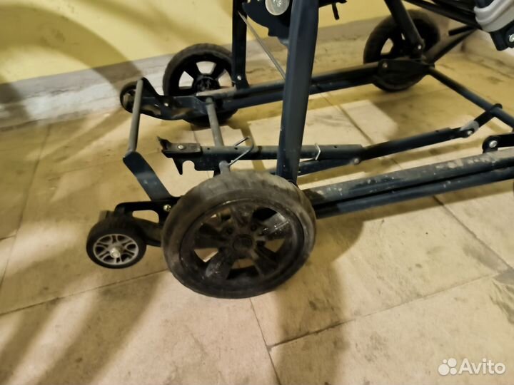 Детские санки коляски с большими колёсами