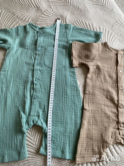 Комбинезон муслиновый новый 68
