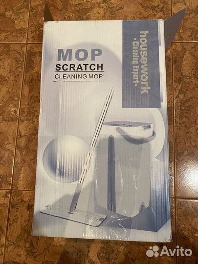 Швабра с отжимом в ведре