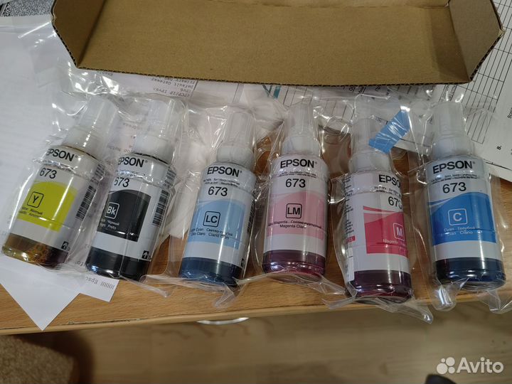 Краска оригинал на epson 805