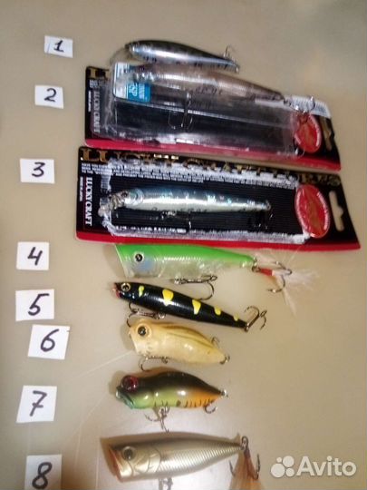 Воблеры Zip Baits, Lucky Craft, Daiwa, Jackall Duo