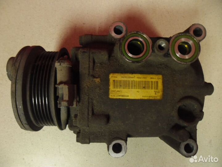 Компрессор кондиционера 6S6H19D629AA Ford Fusion