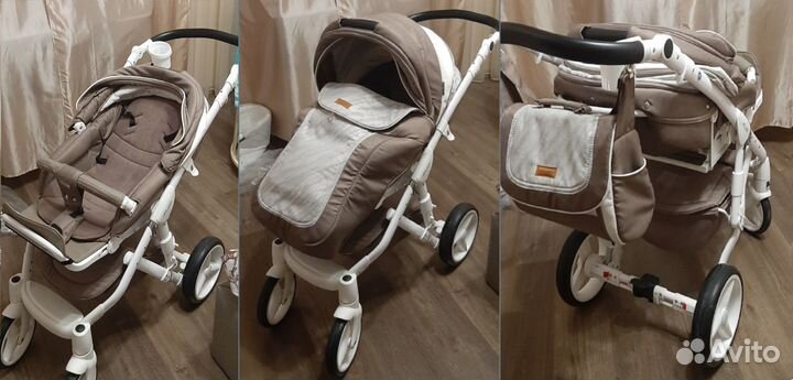 Коляска детская Adamex Barletta 2 в 1 - B51