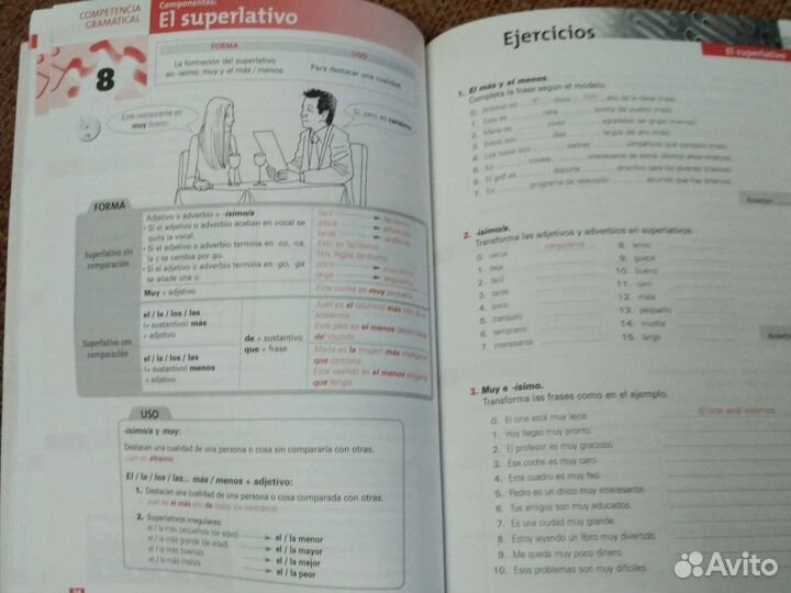 Competencia gramatical en uso A2