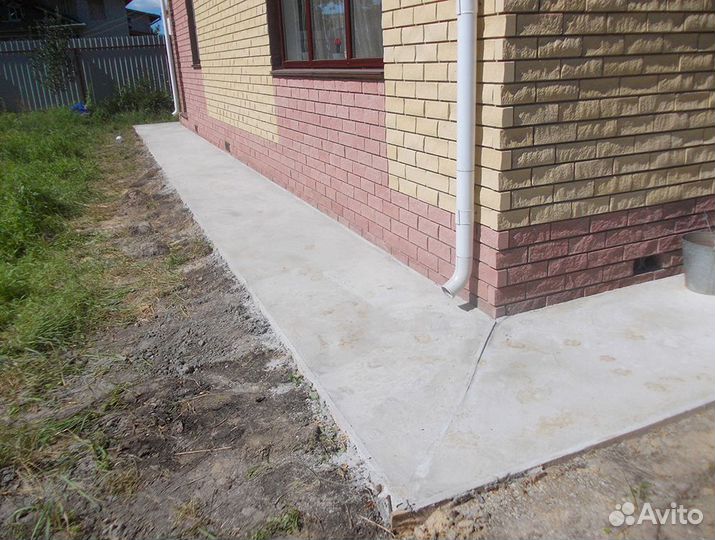 Отмостка вокруг дома под ключ / гарантия