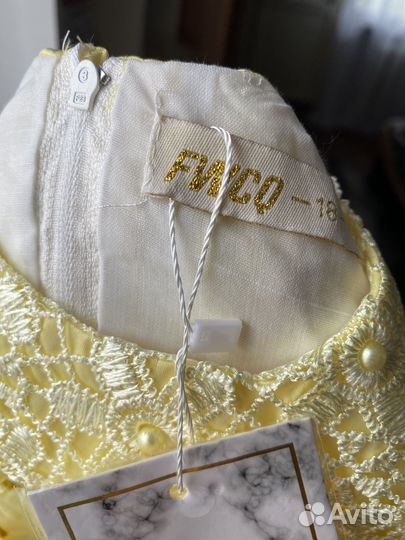 Платье на годик