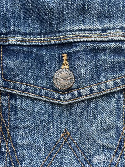 Джинсовая куртка wrangler мужская