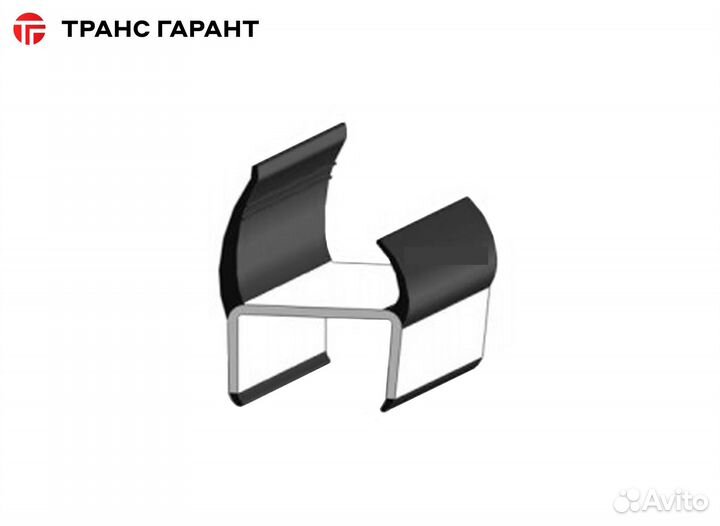 Уплотнитель резинопластиковый B-30mm. L-3m