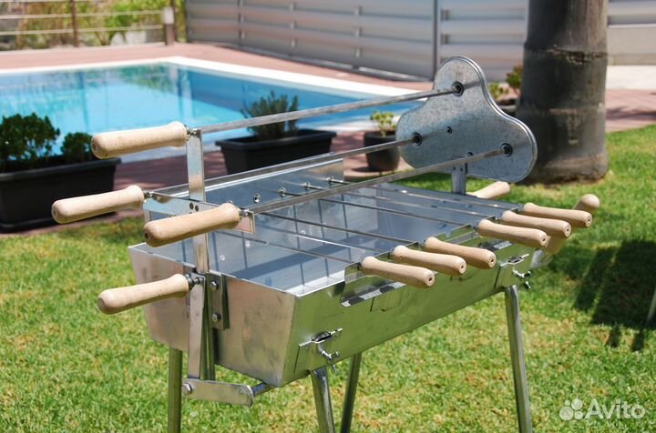 Мангал с электроприводом