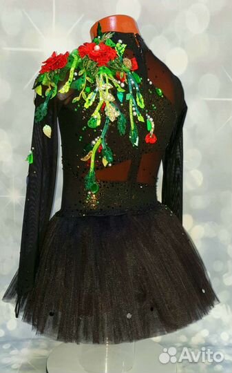 Платье для фигурного катания (115-128 см)