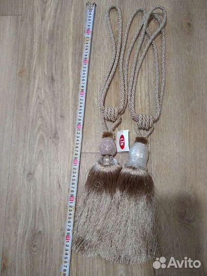 Новые большие подхваты для штор с кистью