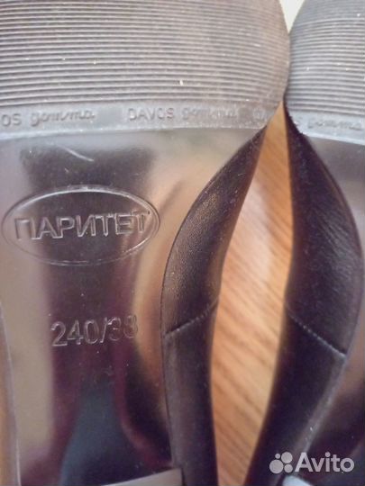 Туфли женские военные новые кожаные р. 38